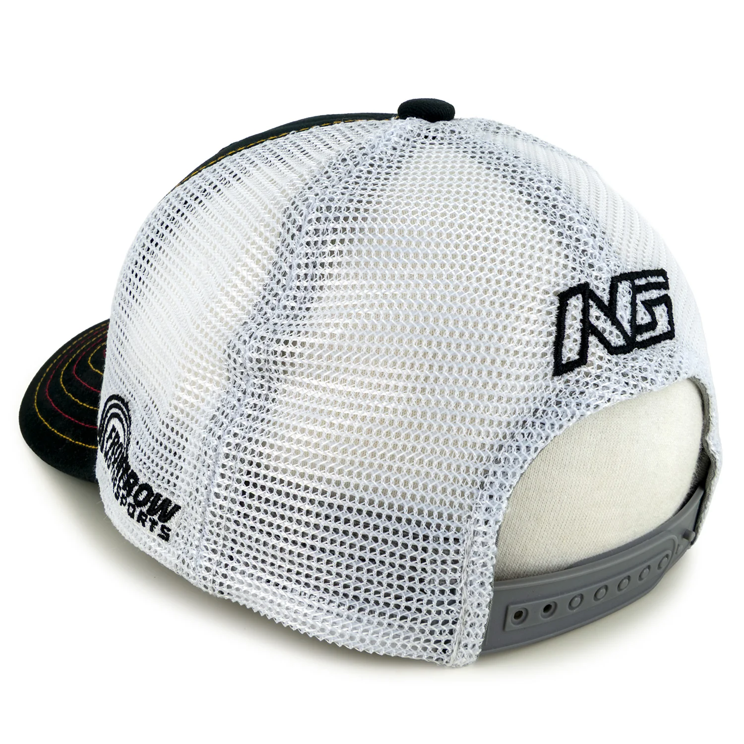 Noah Gragson Rush Truck Centers Sponsor Mesh Hat Black/White - Image 4