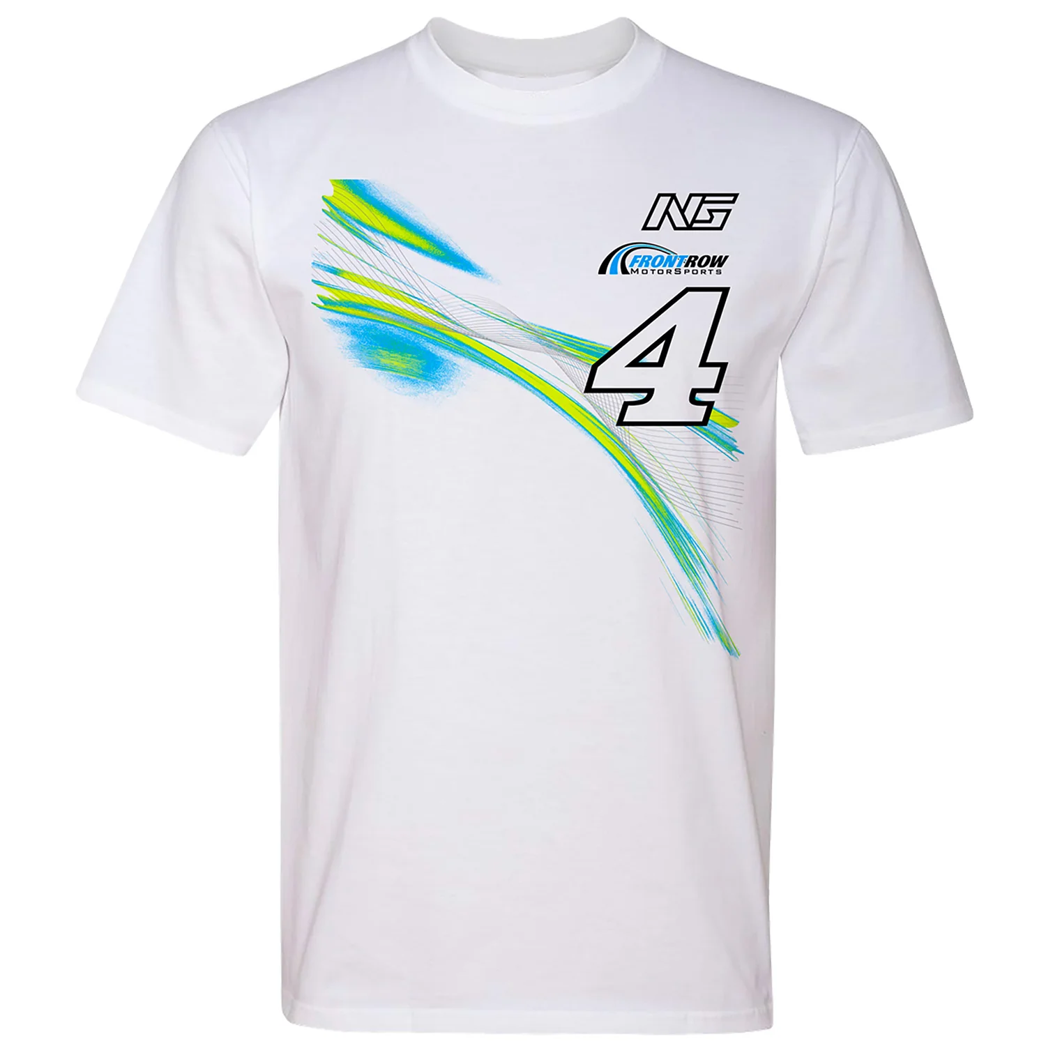 Noah Gragson Xtreme T-Shirt White - FREE Noah Gragson #4 Hat With Order - Image 3