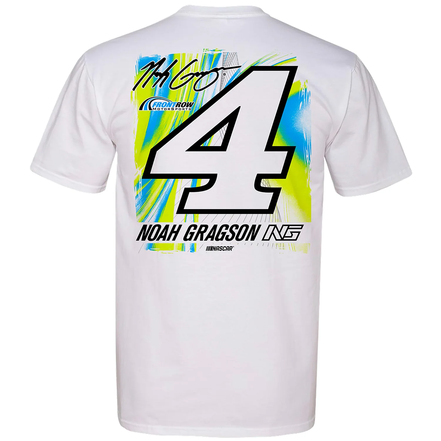 Noah Gragson Xtreme T-Shirt White - FREE Noah Gragson #4 Hat With Order - Image 4