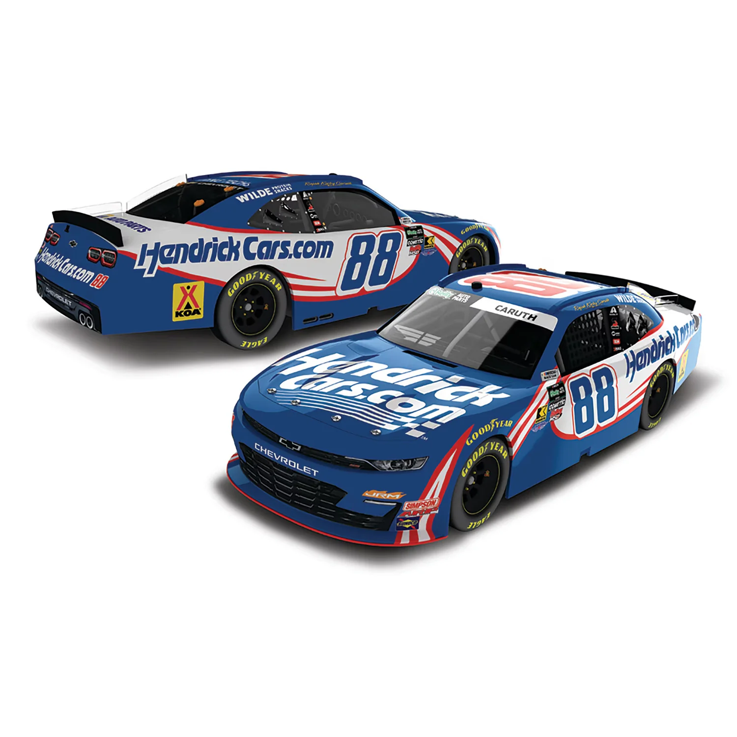 Rajah Caruth HendrickCars 1:24 Standard 2026 Diecast Car
