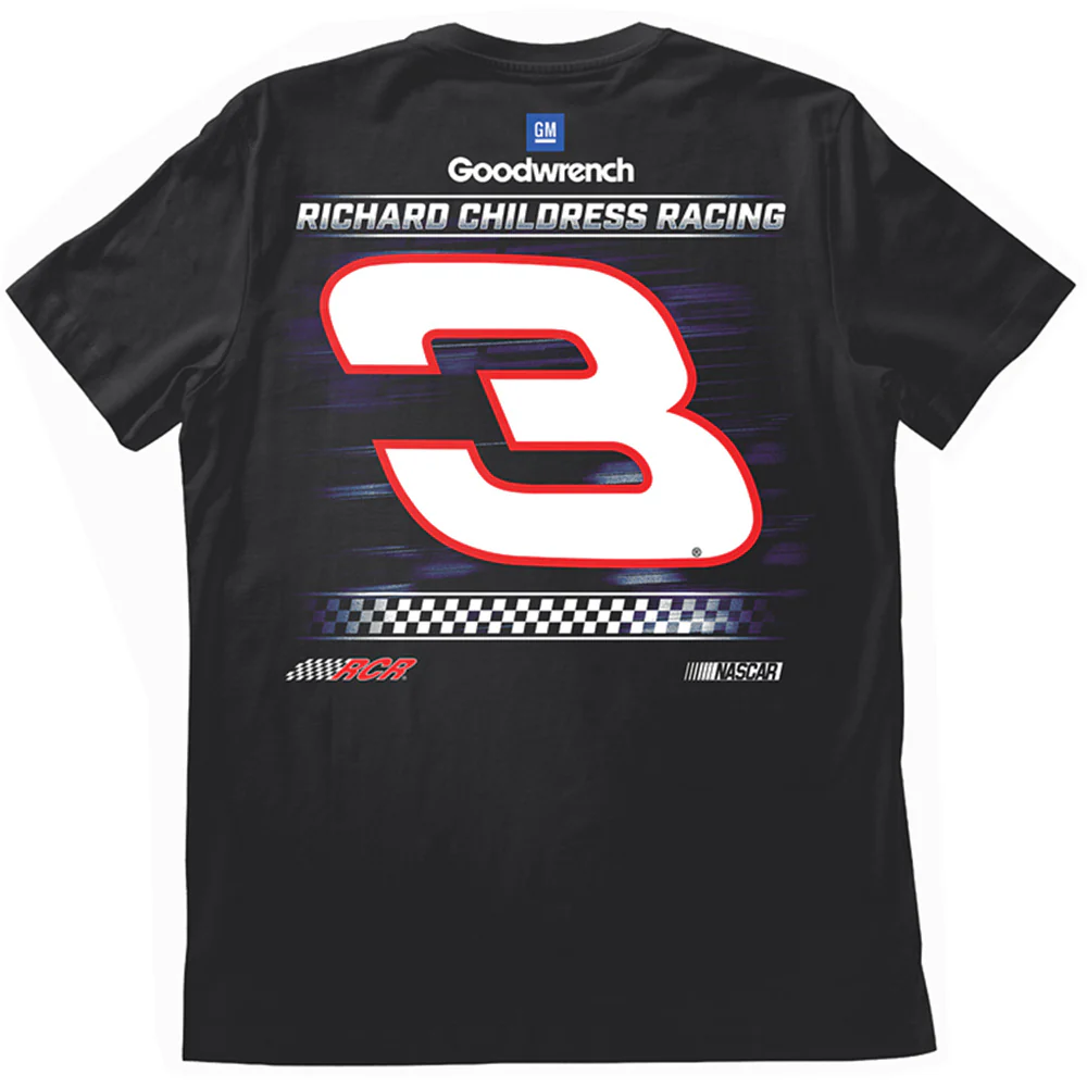 RCR 2026 GM Goodwrench Legend #3 Lumina 2-Spot Classic Ink T-Shirt Black Preorder - Ships Within 2-3 Weeks - Image 3