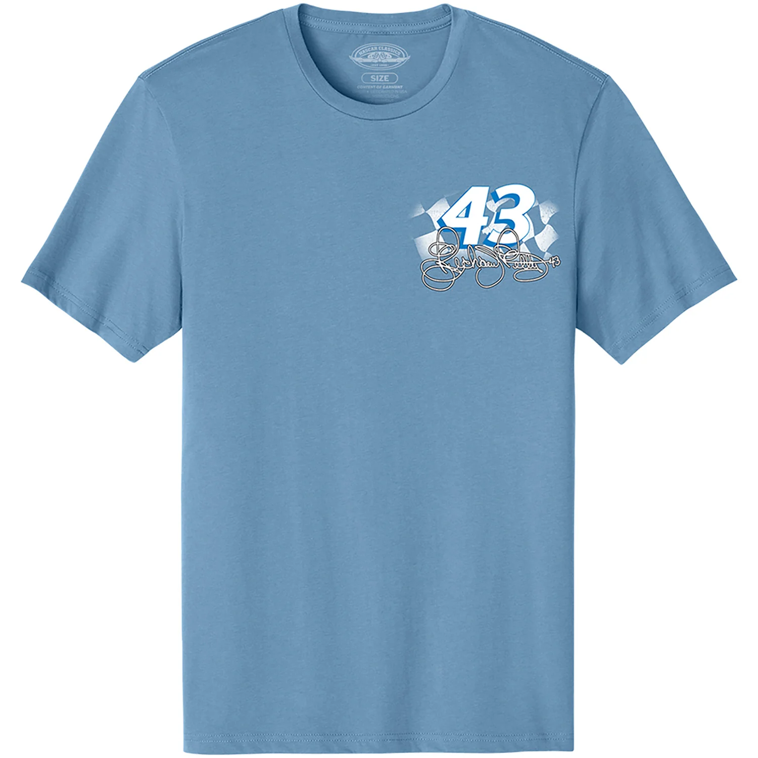 Richard Petty 2026 The King #43 Tundra Blue 2-Spot Classic Ink T-Shirt Preorder - Ships Within 2-3 Weeks - Image 2