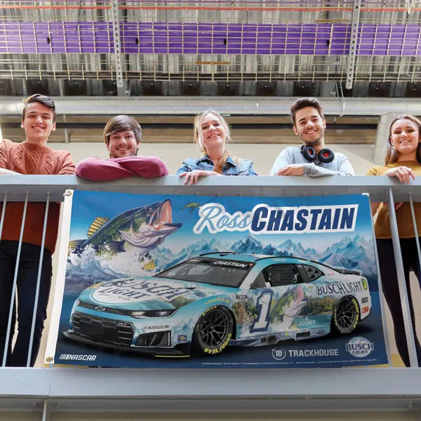 Ross Chastain 2026 Busch Light Fishing Car 3x5 Flag - Image 2
