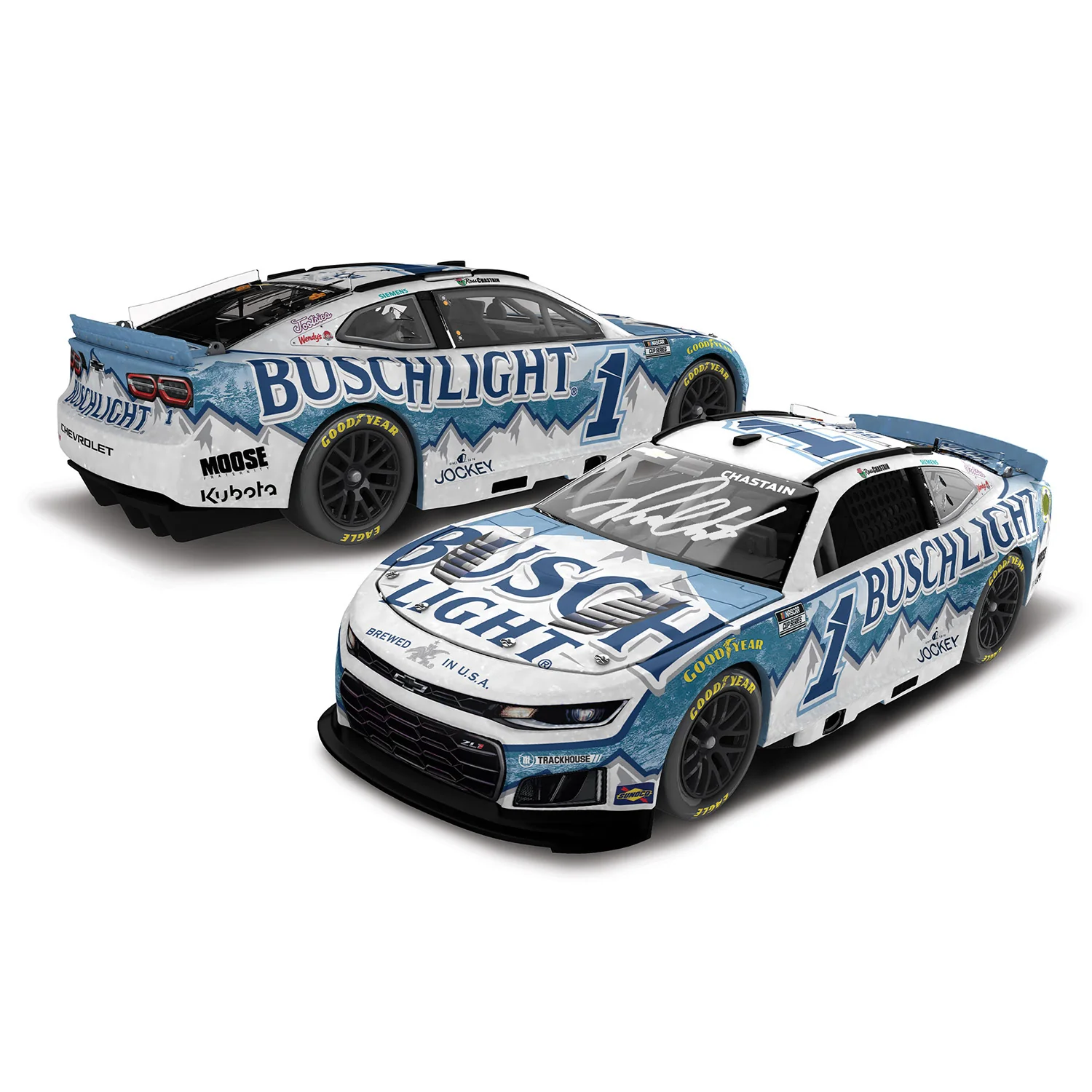 Ross Chastain Autographed Busch Light 1:24 Standard 2026 Diecast Car Preorder - Currently Projected October