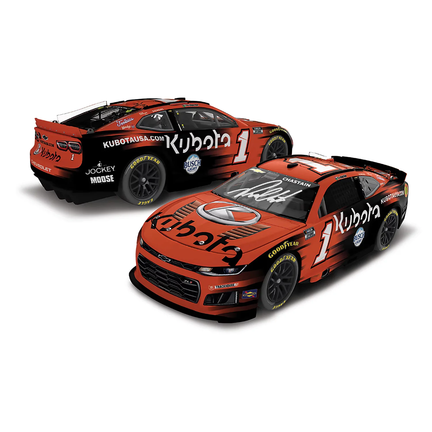 Ross Chastain Autographed Kubota 1:24 Standard 2026 Diecast Car Preorder - Currently Projected September