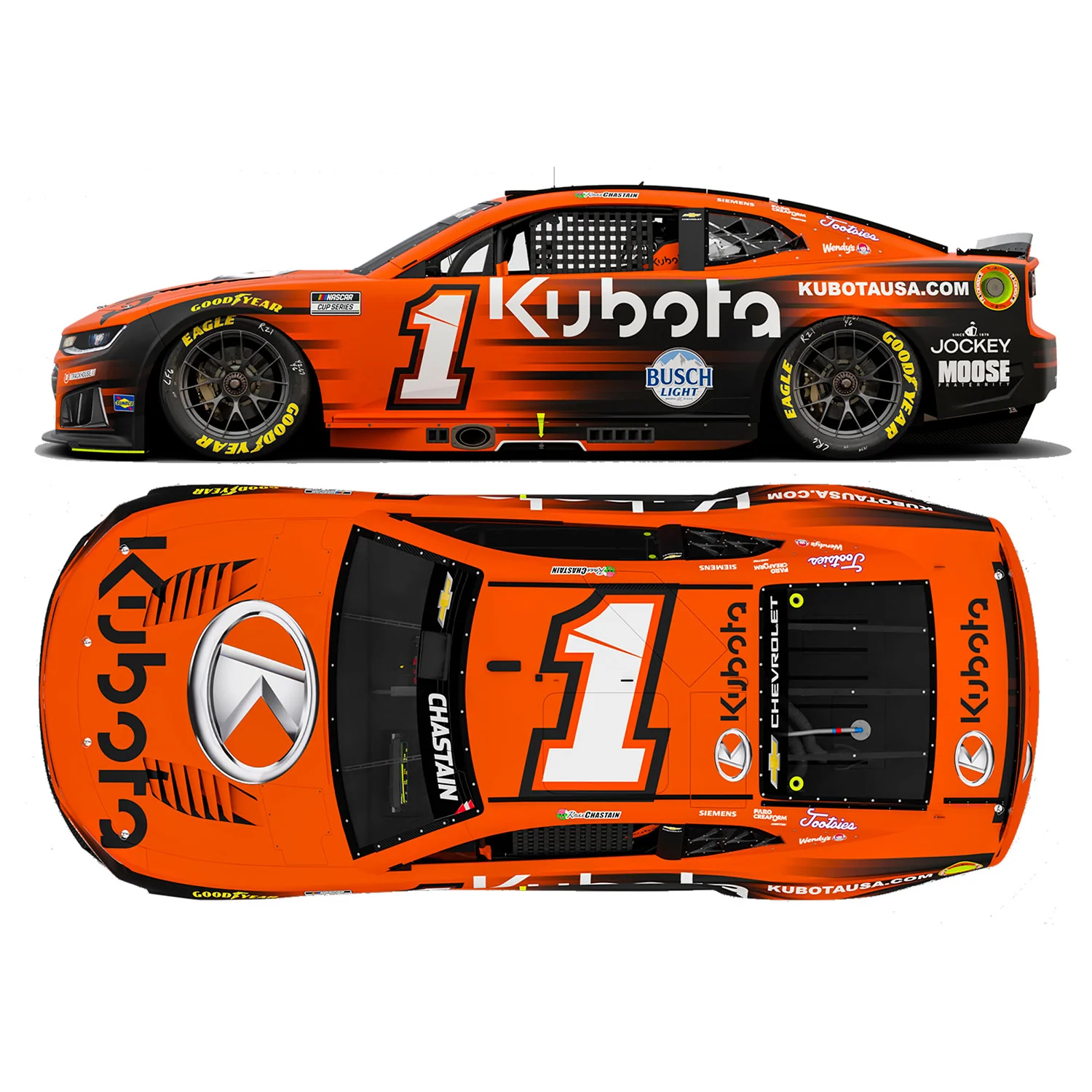 Ross Chastain ELITE Kubota 1:24 2026 Diecast Car Preorder - Currently Projected September - Image 2