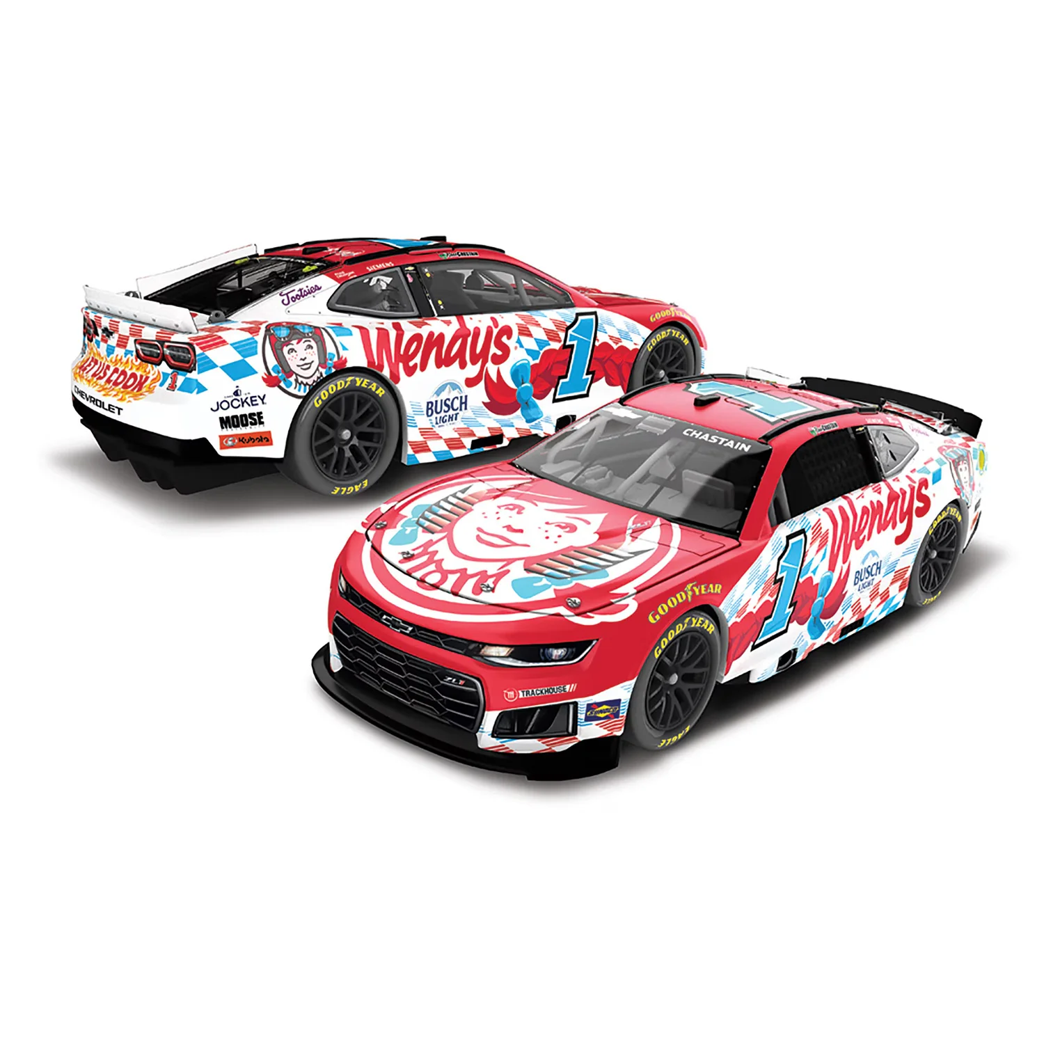 Ross Chastain ELITE Wendy's 1:24 2026 Diecast Car Preorder - Currently Projected September