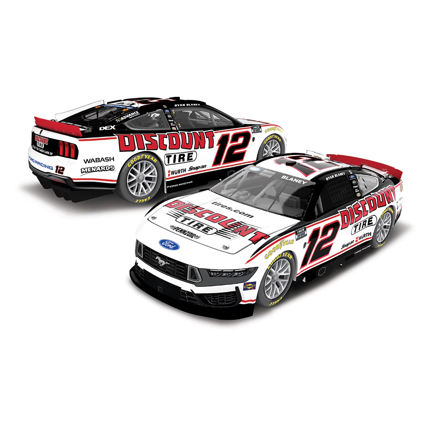 Ryan Blaney Discount Tire 1:64 2026 Diecast Car Preorder - Currently Projected September