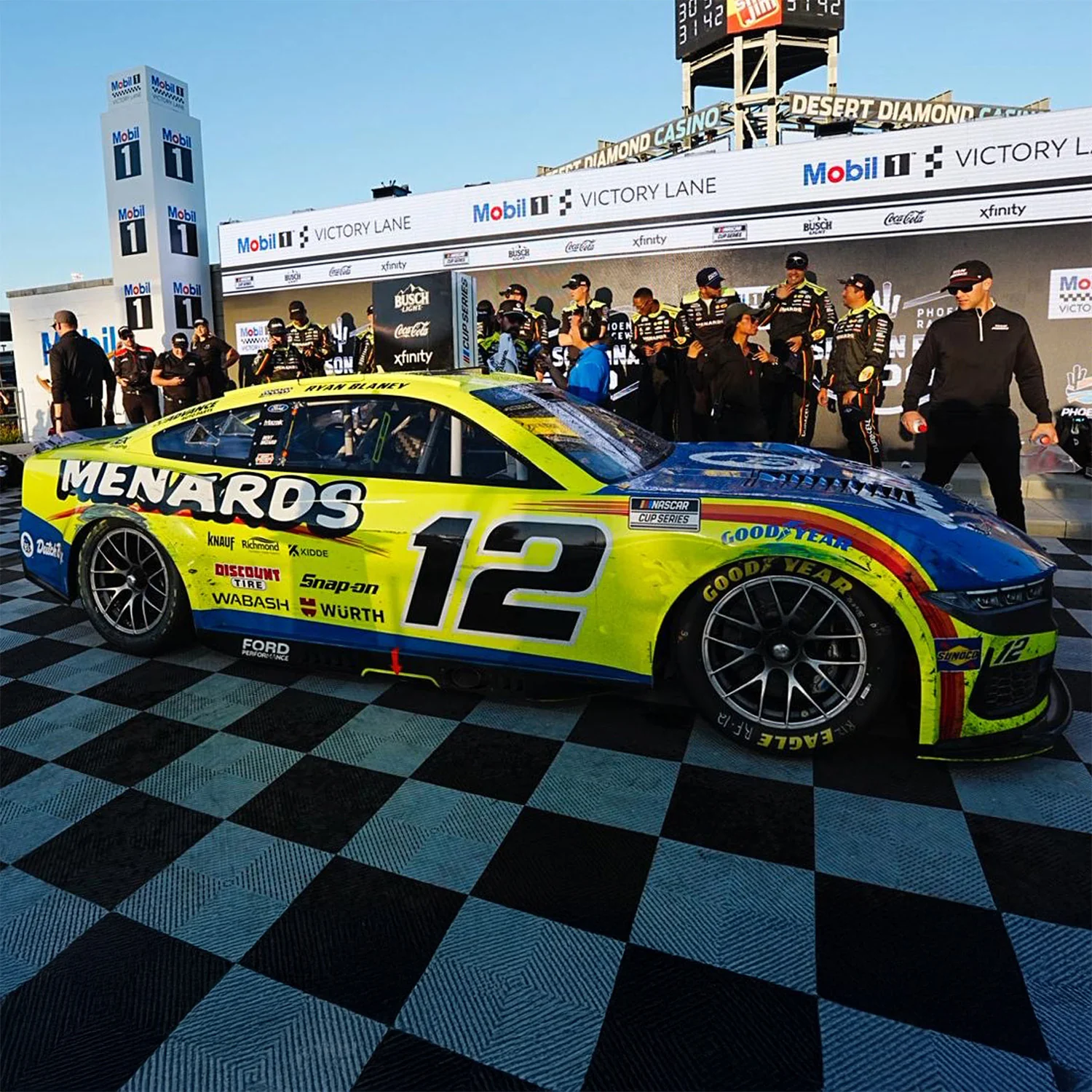 Ryan Blaney Phoenix Race Win 1:64 2025 Diecast Car Preorder - Currently Projected October - Image 2