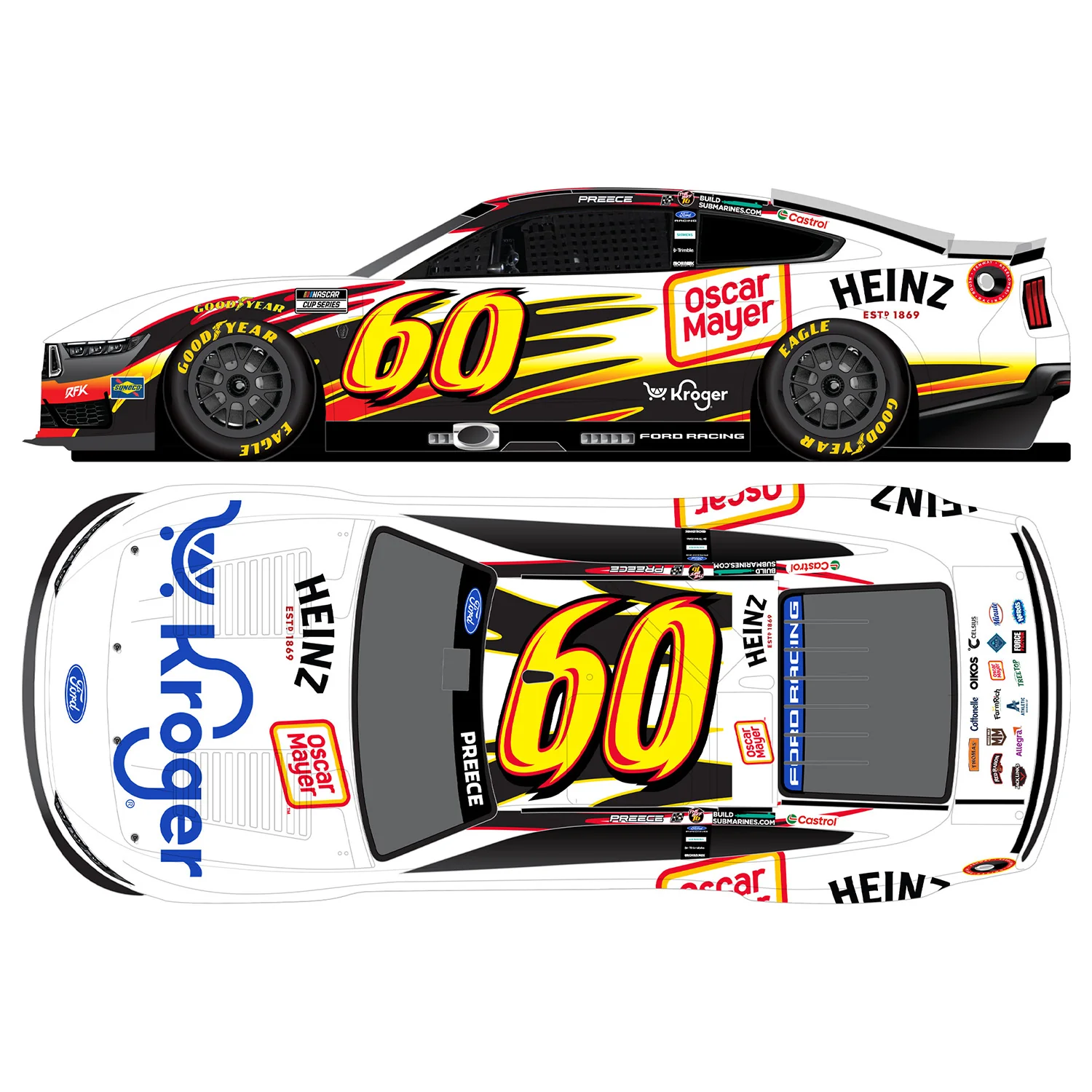 Ryan Preece Darlington Throwback to 2009 Greg Biffle 1:24 Standard 2026 Diecast Preorder - Currently Projected October - Image 2