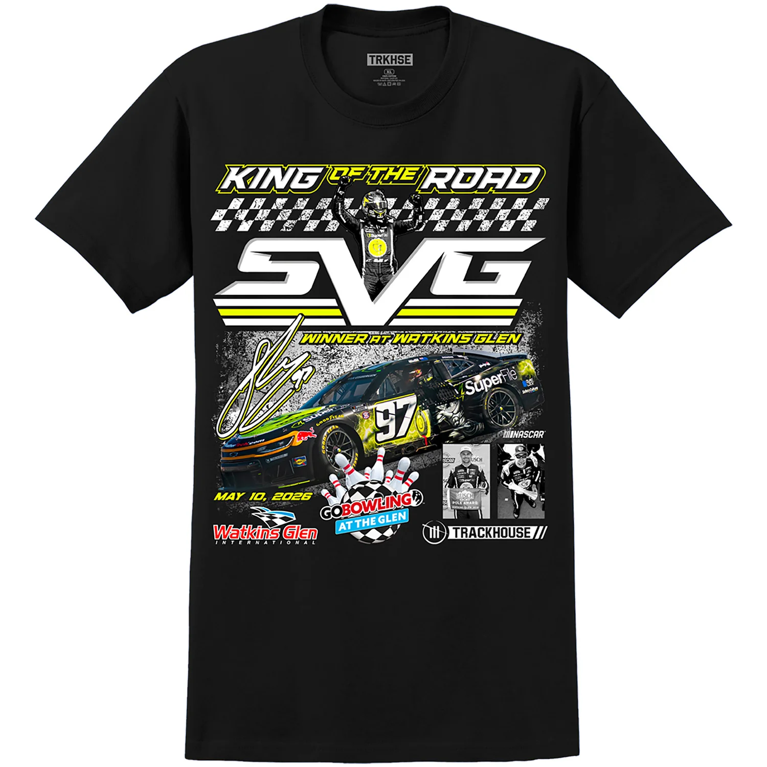 Shane van Gisbergen 2026 Watkins Glen King of the Road Race Win T-Shirt