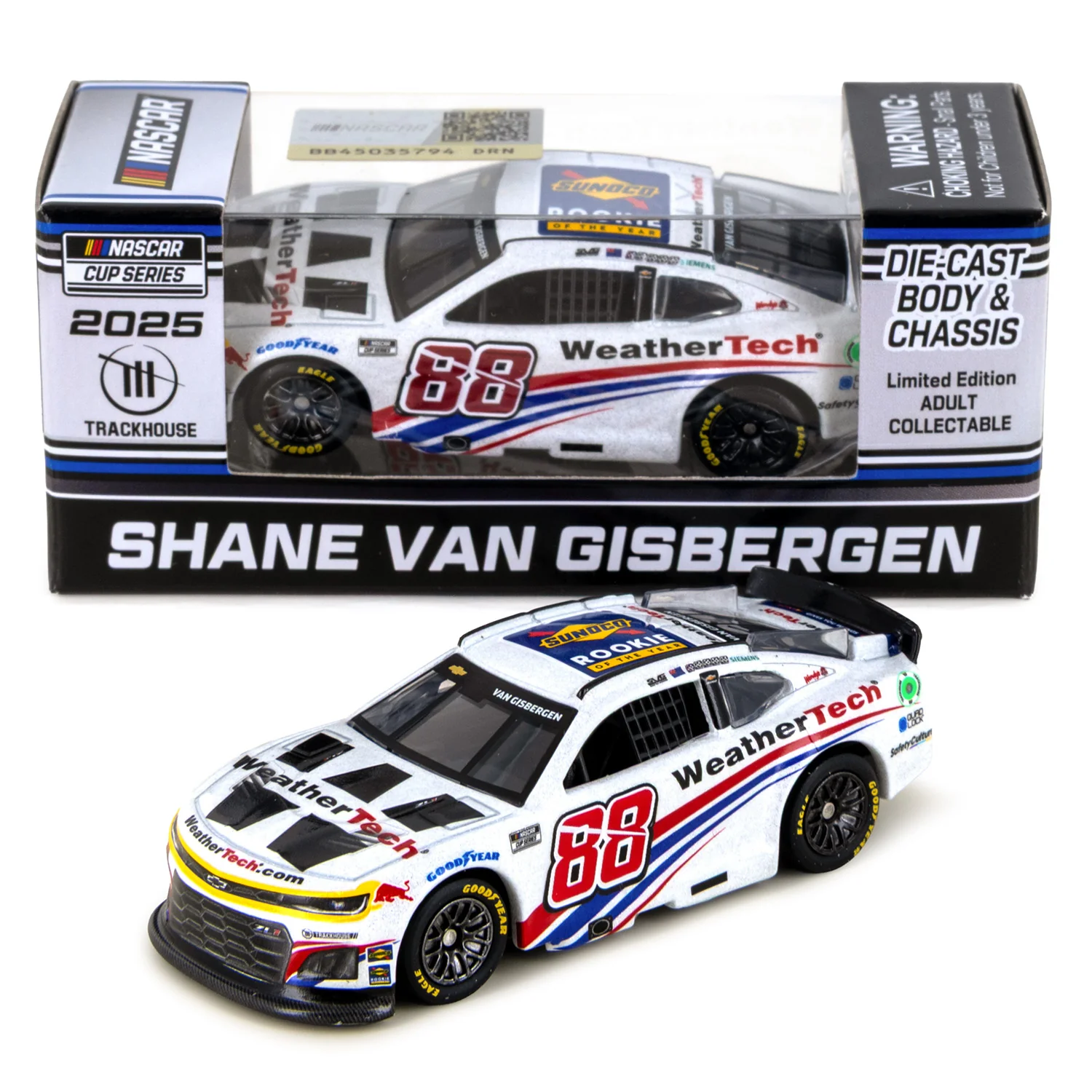 Shane van Gisbergen Cup Series Rookie of the Year 1:64 Galaxy Color 2025 Diecast Car