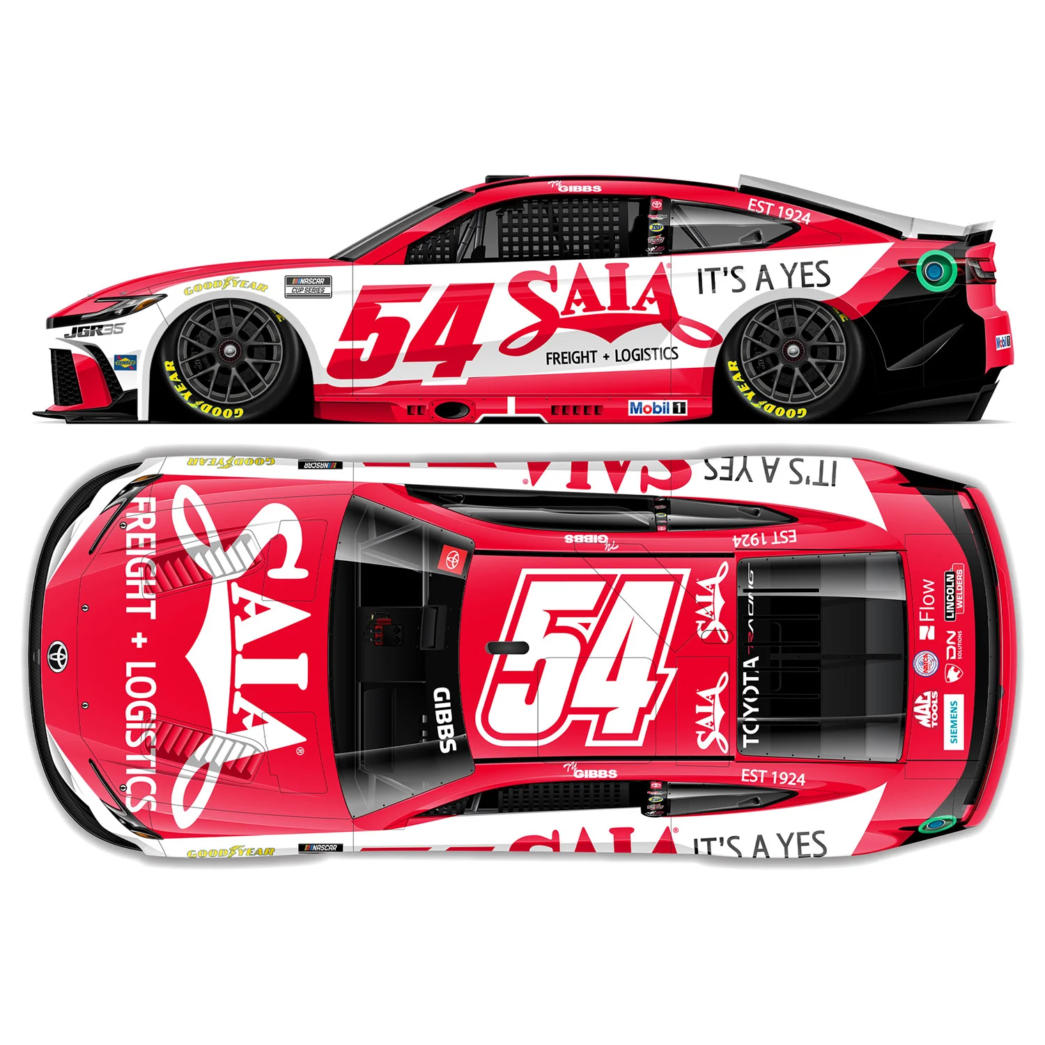 Ty Gibbs Saia 1:64 2026 Diecast Car Preorder - Currently Projected August - Image 2