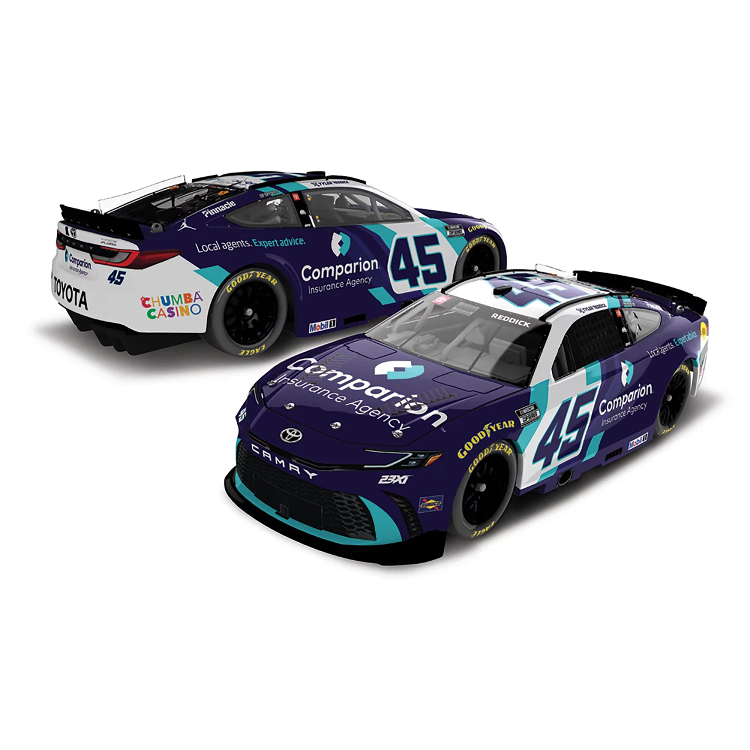 Tyler Reddick Comparion Insurance 1:64 2026 Diecast Car Preorder - Currently Projected November