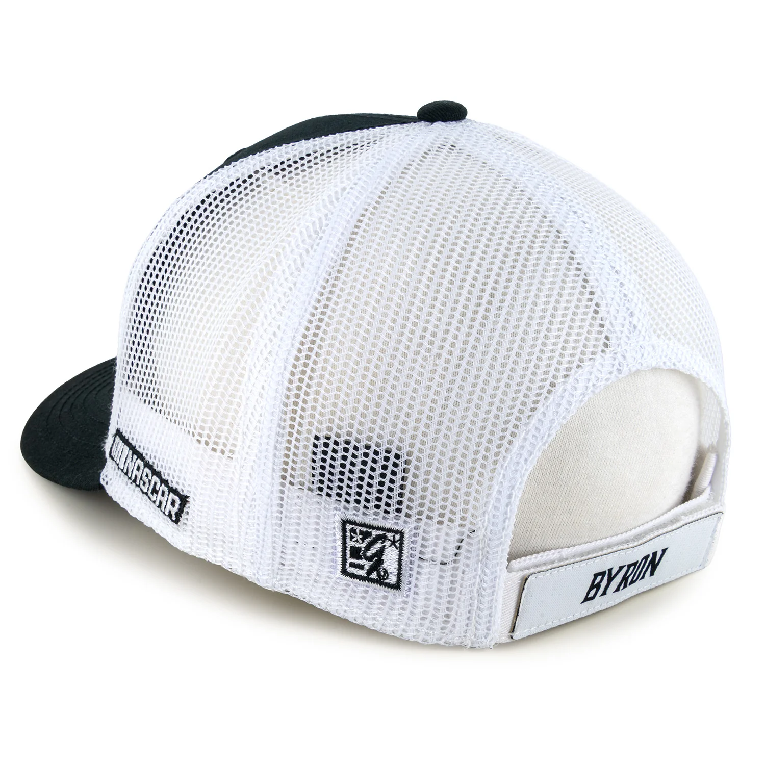 William Byron 2026 Big Number #24 Mesh NASCAR The Game Hat Exclusive Black/White - Image 4