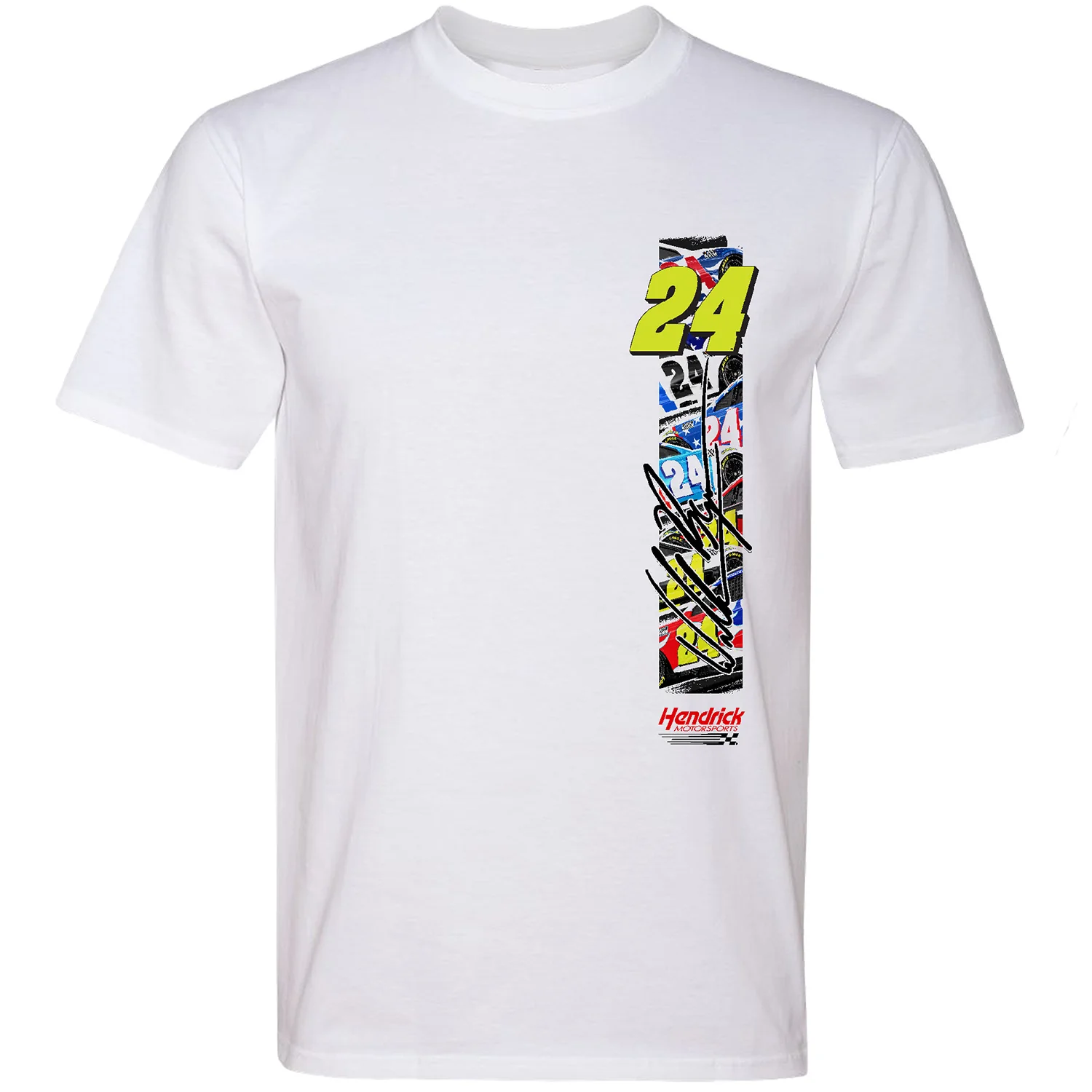 William Byron 2026 Paint Scheme Lineup 2-Spot Classic Ink T-Shirt White Preorder - Ships Within 2-3 Weeks - Image 2