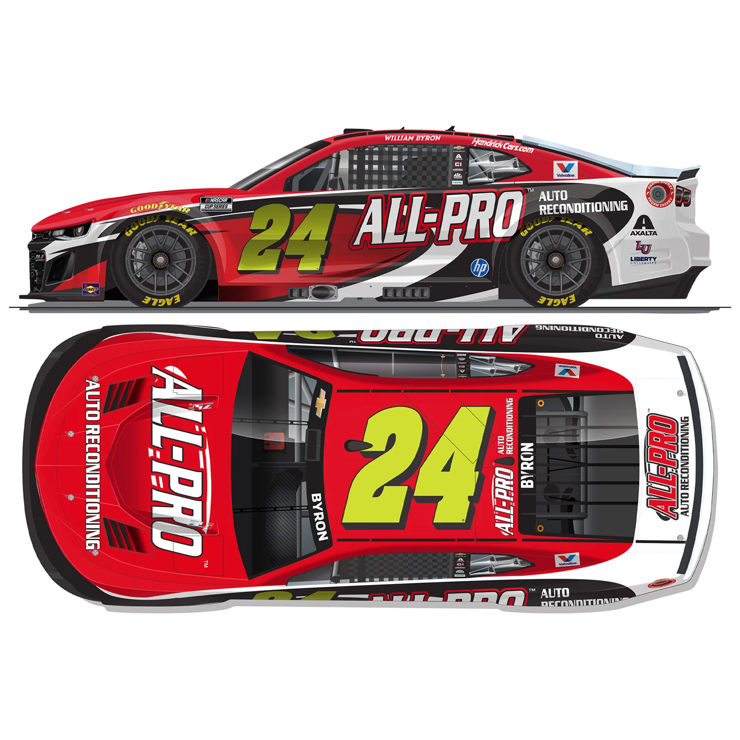 William Byron All-Pro 1:24 Standard 2026 Diecast Car Preorder - Currently Projected August - Image 2
