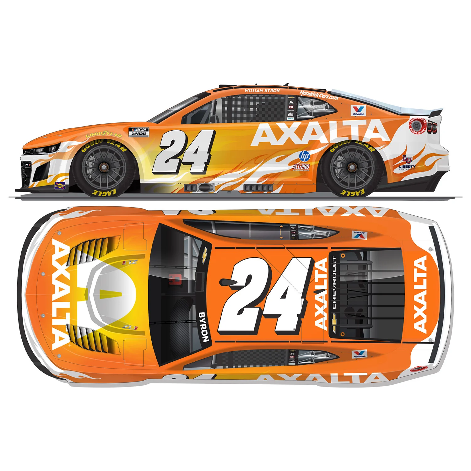 William Byron Color Chrome Axalta Color of the Year 1:24 2026 Diecast Car Preorder - Currently Projected December - Image 2