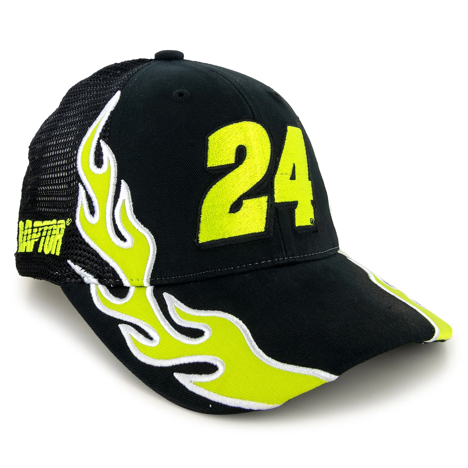 William Byron Flame #24 Mesh Hat Black - Sale - Image 3