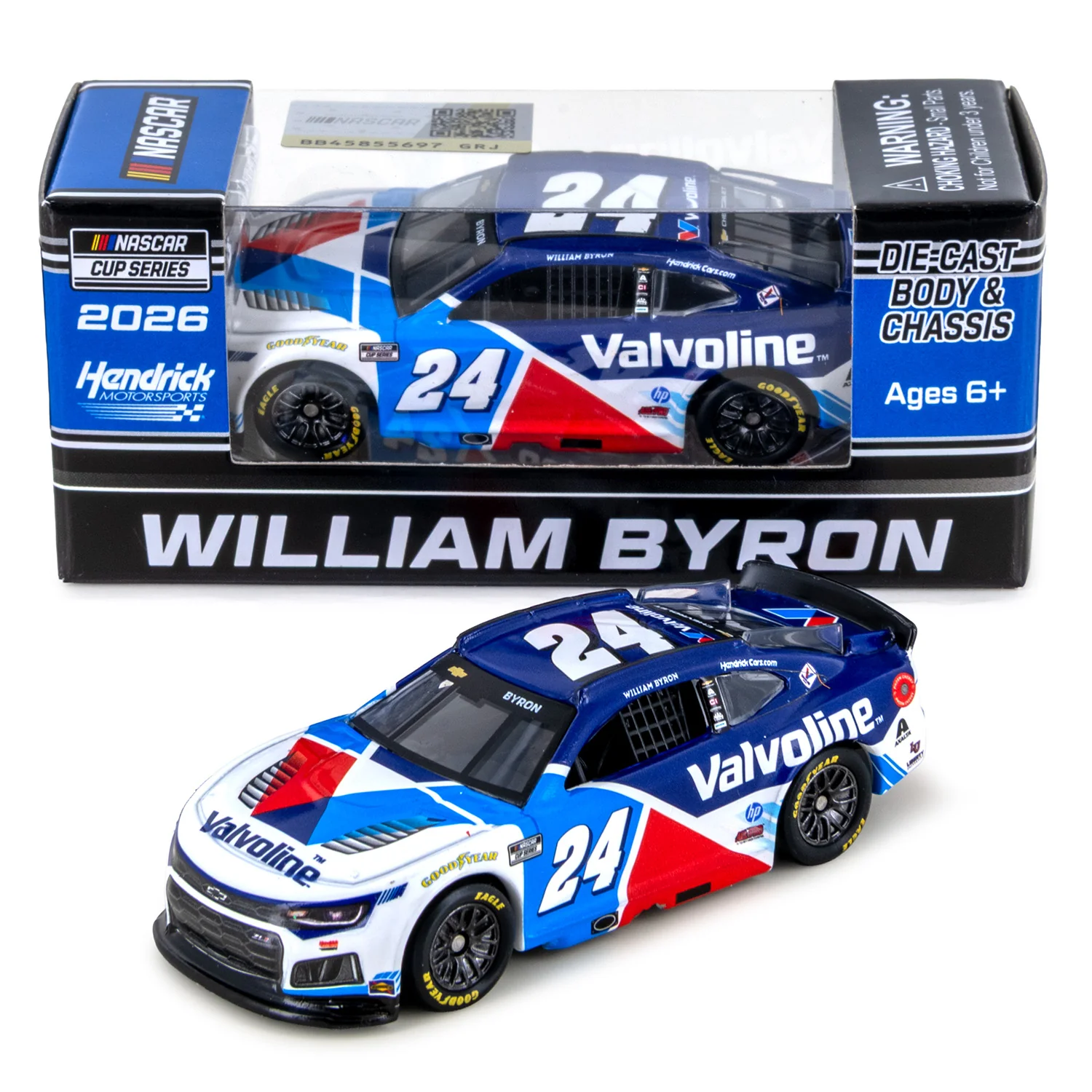 William Byron Valvoline 1:64 2026 Diecast Car